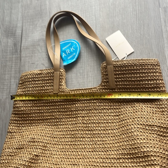 NWT Large raffia tote zip closure by Primark - Picture 3 of 8
